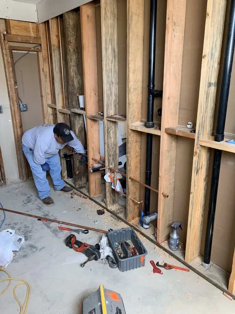 Commercial rough-in plumbing for Commercial Plumbing in Park Village
